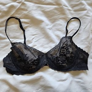 Victorias Secret black lace bralette